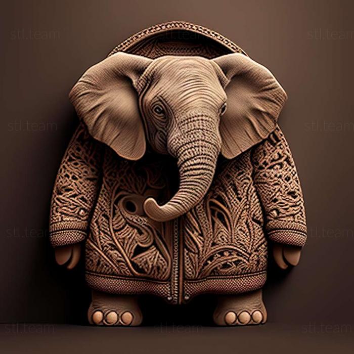 3D model Short  eared elephant jumper (STL)
